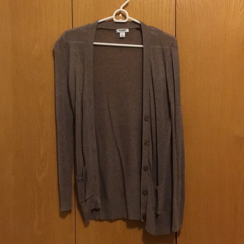 Brown comfy cardigan